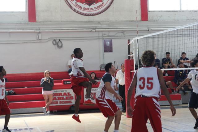 Boys Volleyball Strikes Up Against Coral Park
