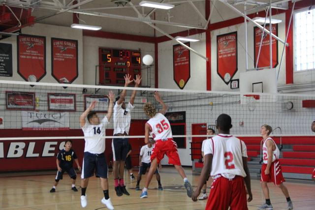 Boys Volleyball Strikes Up Against Coral Park