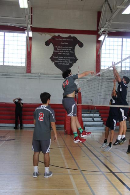 Boys+Volleyball+Strikes+Up+Against+Coral+Park