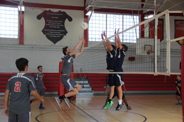 Boys Volleyball Strikes Up Against Coral Park