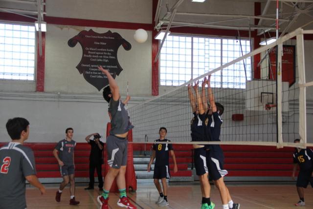 Boys Volleyball Strikes Up Against Coral Park