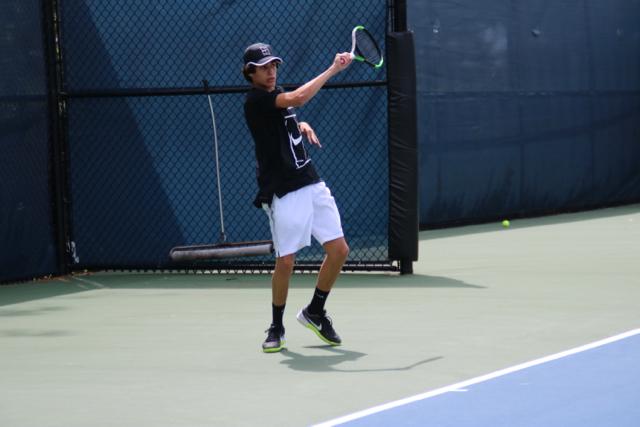 Gables Tennis Against Miami High