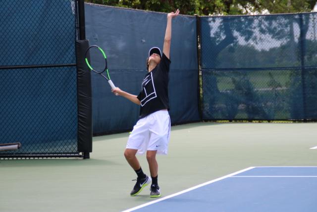 Gables Tennis Against Miami High