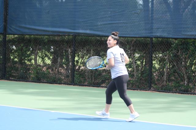 Gables Tennis Against Miami High