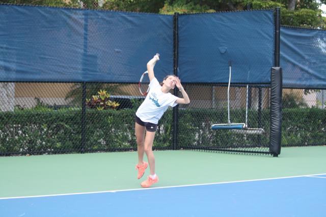 Gables Tennis Against Miami High