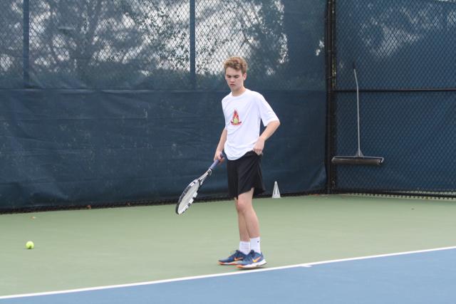Gables Tennis Against Miami High