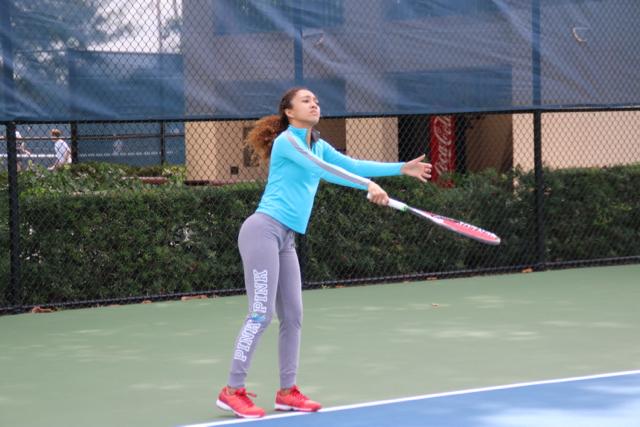 Gables Tennis Against Miami High
