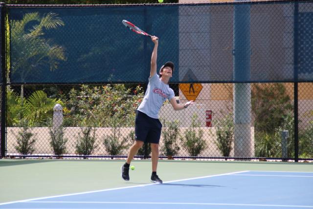 Gables Tennis Against Miami High
