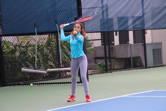Gables Tennis Against Miami High