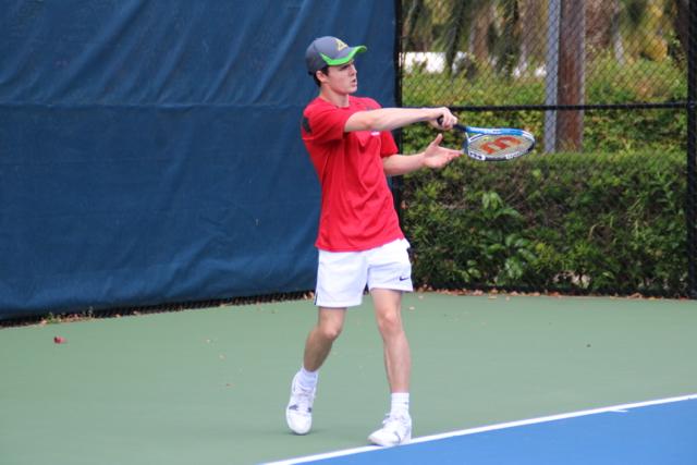 Gables Tennis Against Miami High