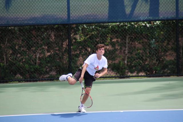Gables Tennis Against Miami High