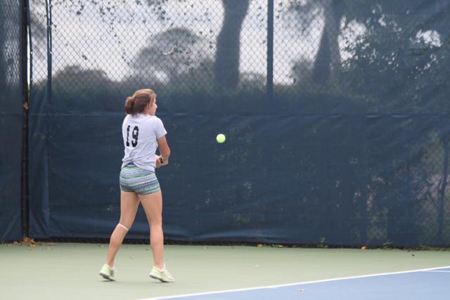 Gables Tennis Against Miami High