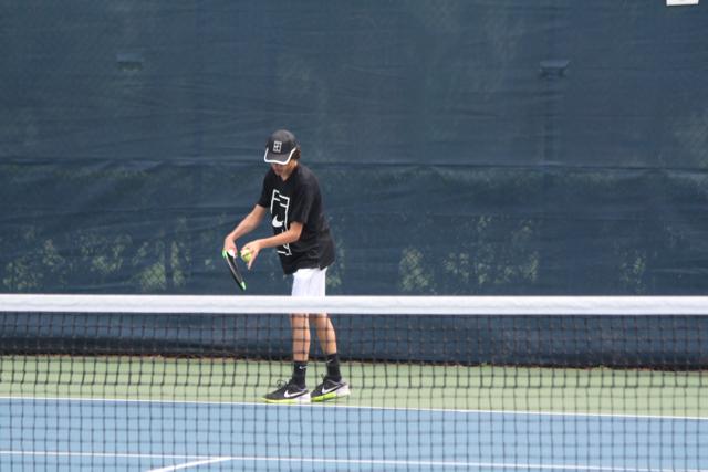 Gables Tennis Against Miami High