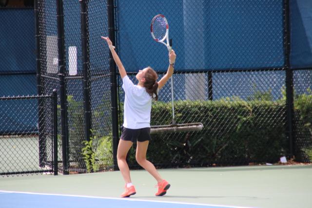 Gables Tennis Against Miami High
