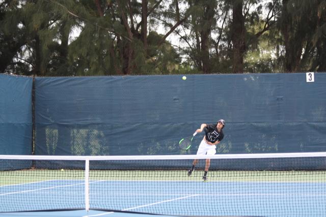 Gables Tennis Against Miami High