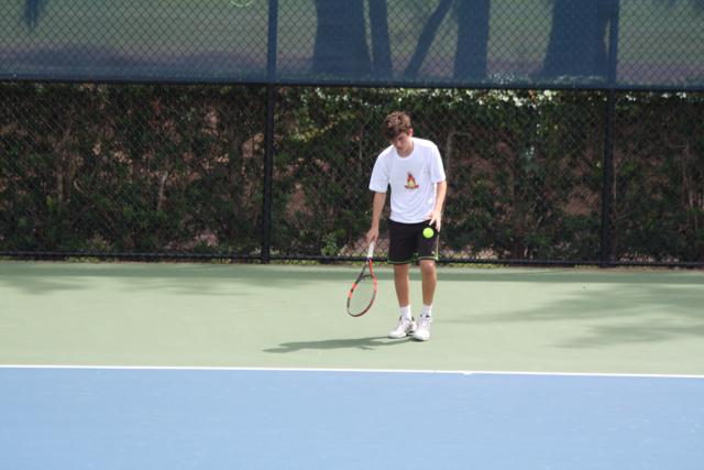 Gables Tennis Against Miami High
