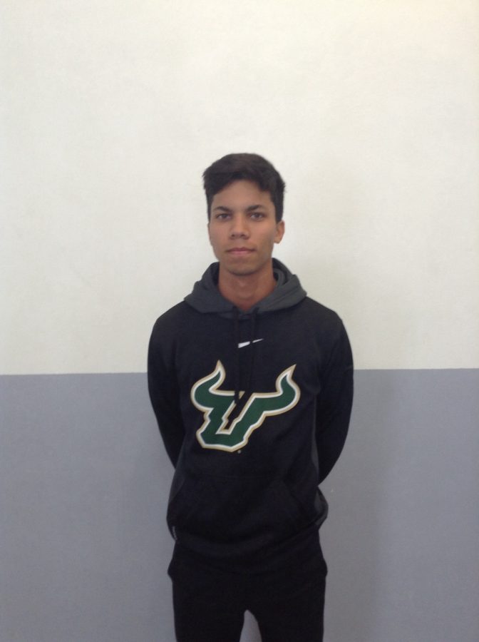 This week's athlete of the week is senior Adrian Guerra.