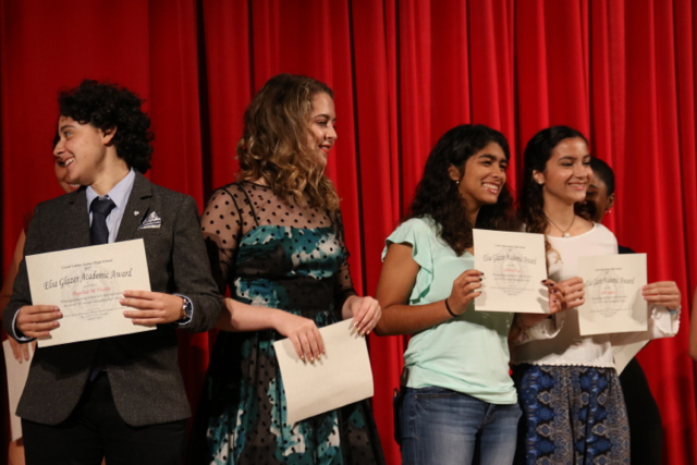 Outstanding Students Accept Prestigious Elsa Glazer Award