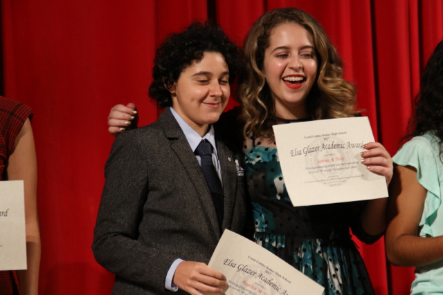 Outstanding Students Accept Prestigious Elsa Glazer Award