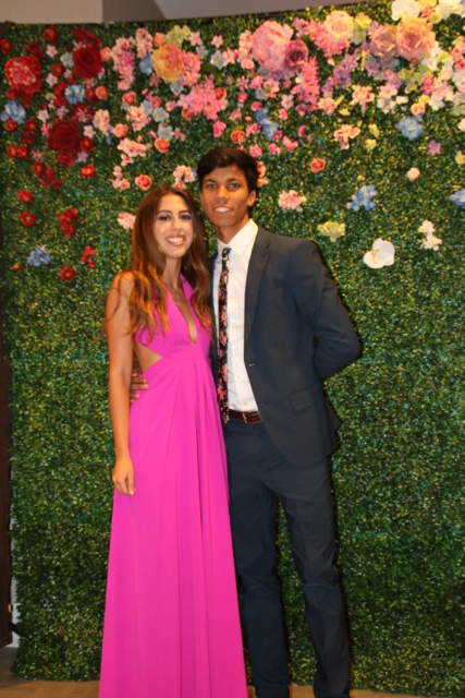 Bright colors and cutouts were a popular look for this year's prom