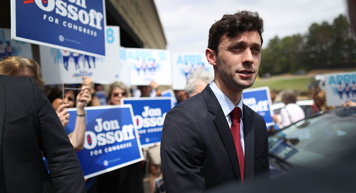 Jon Ossoff's Congressional campaign may lead to a Democratic upset in a historically Republican district.