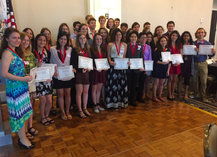 Summa Cum Laude recipients at their Achievement breakfast.