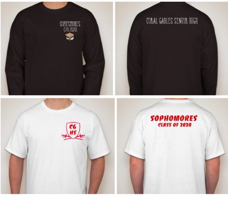 Class of 2020 Class Shirt choices