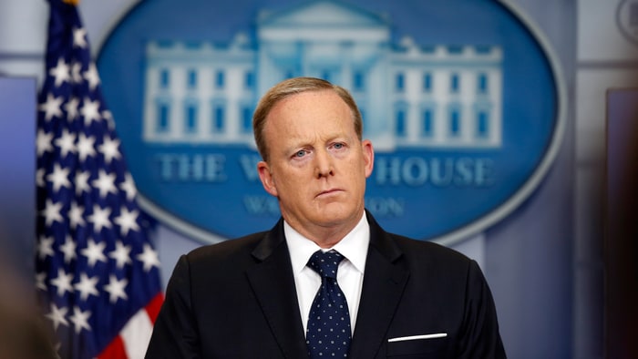 Sean Spicer resigns as White House Press Secretary following Anthony Scaramuccis appointment as communications director.