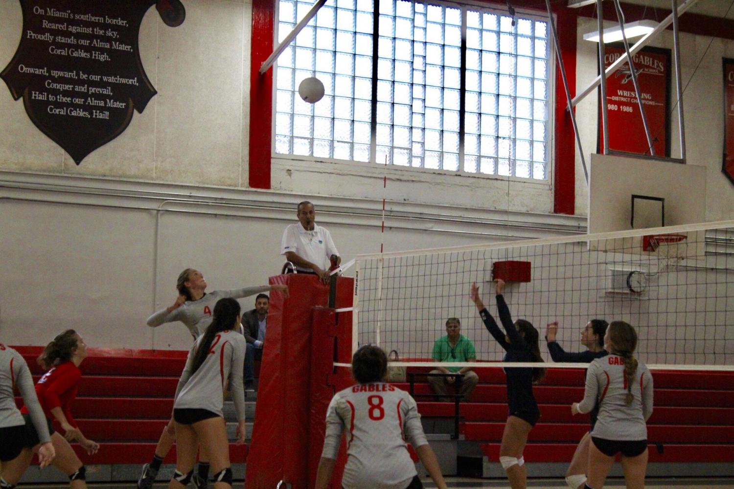 Gables Volleyball Takes a Loss against Lourdes