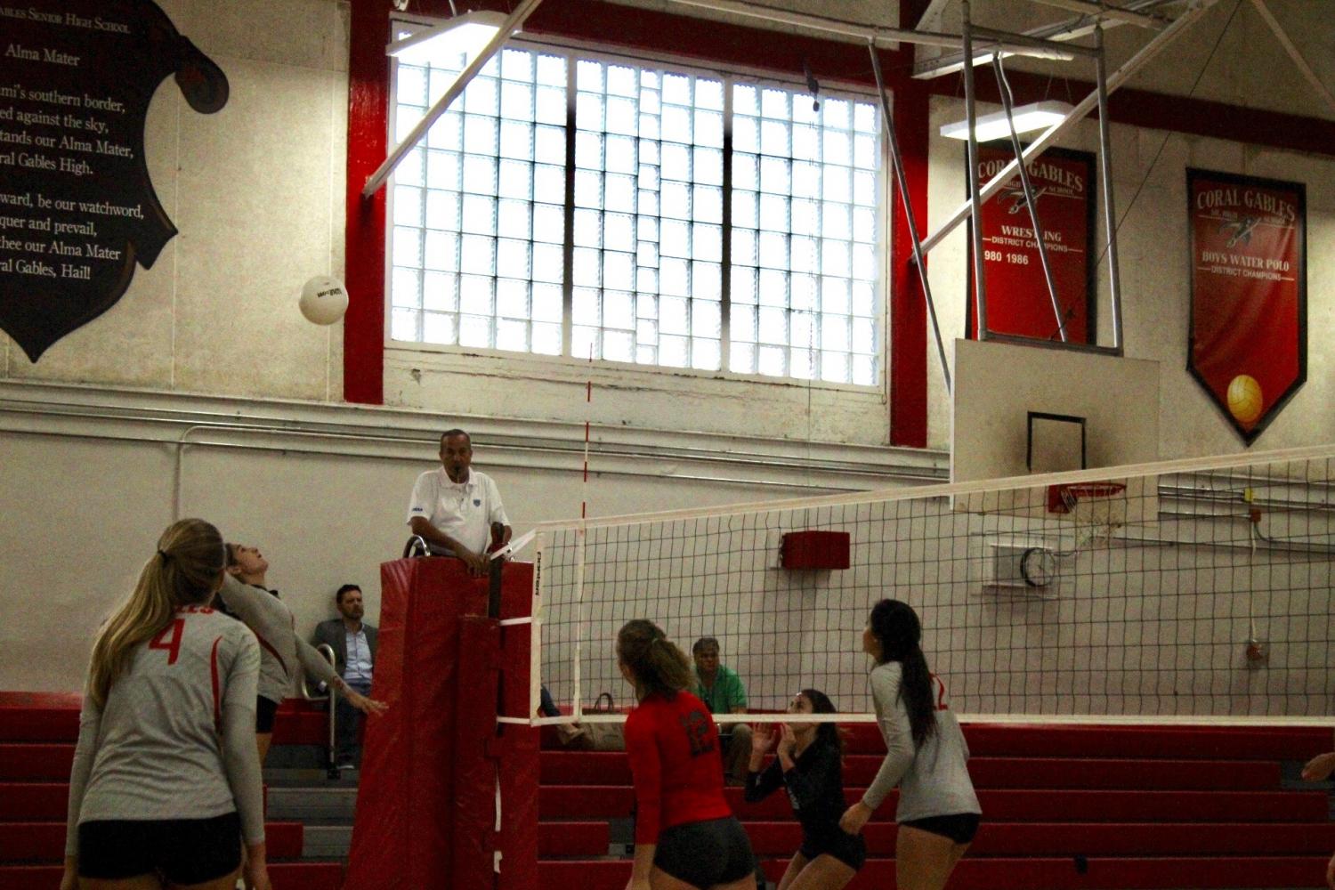 Gables Volleyball Takes a Loss against Lourdes