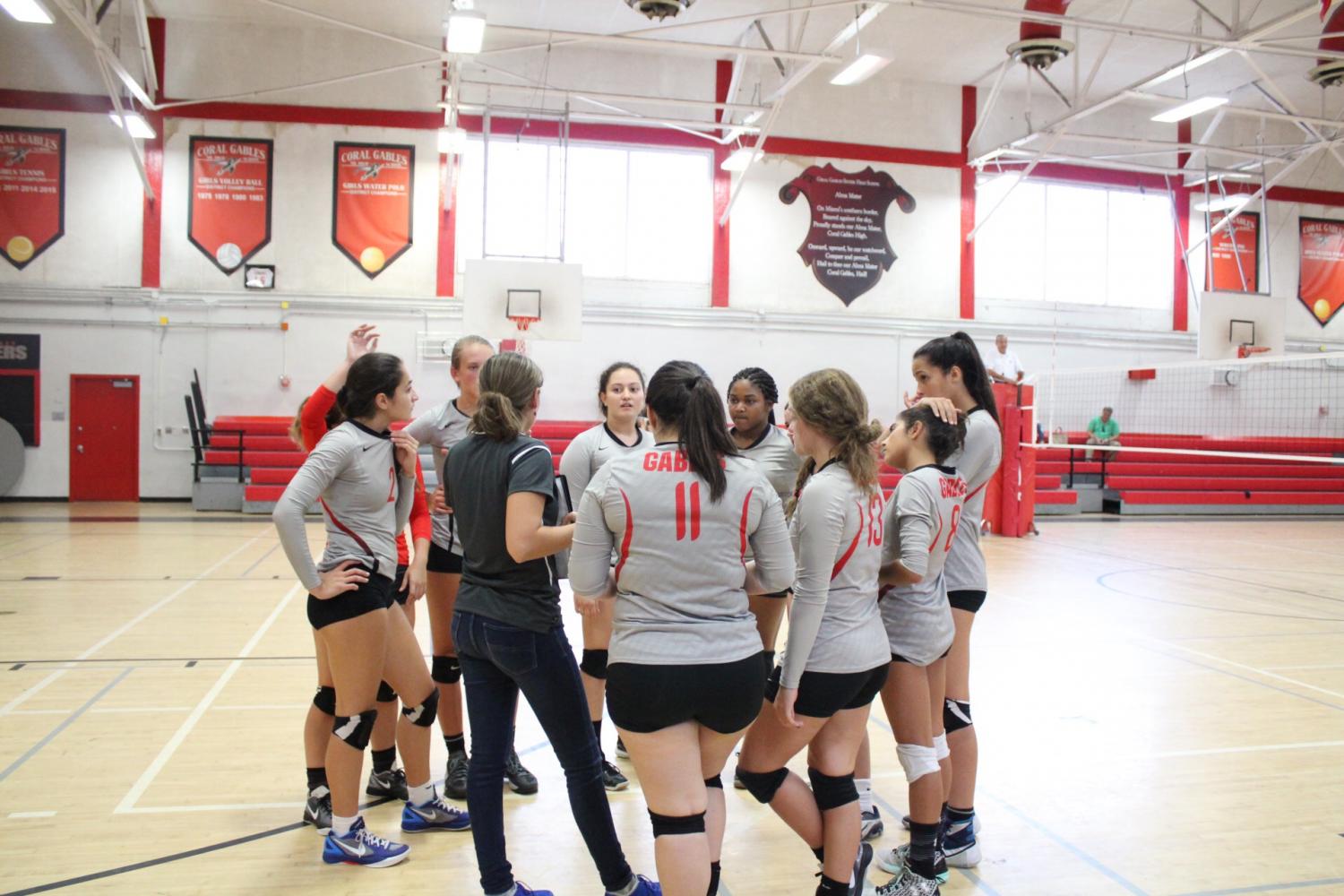 Gables+Volleyball+Takes+a+Loss+against+Lourdes