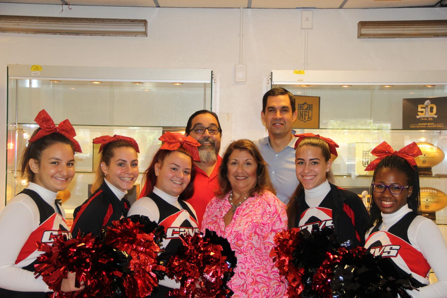 Gables Students Make Commissioner Lago's Day