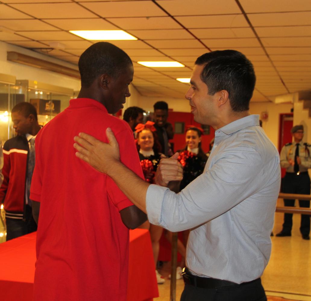 Gables Students Make Commissioner Lago's Day