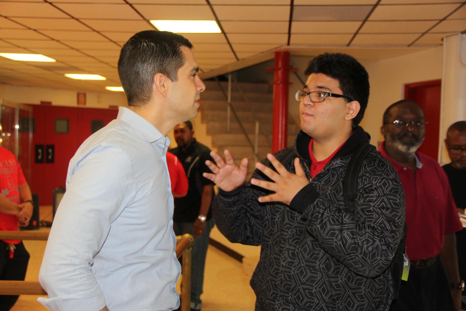 Gables Students Make Commissioner Lago's Day