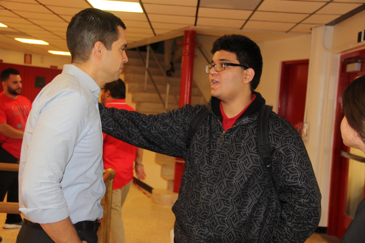 Gables Students Make Commissioner Lago's Day