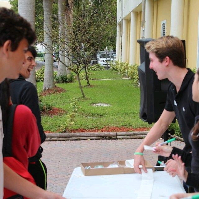 Alfredo taking part in the project.