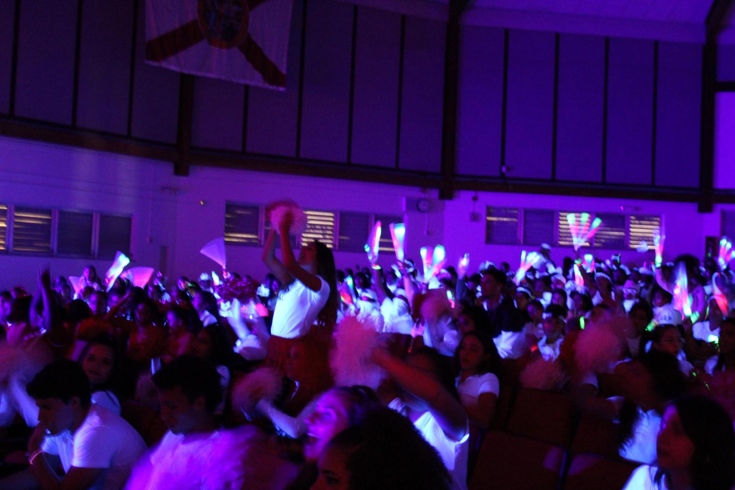Senior Pep Rally: Hyped In White