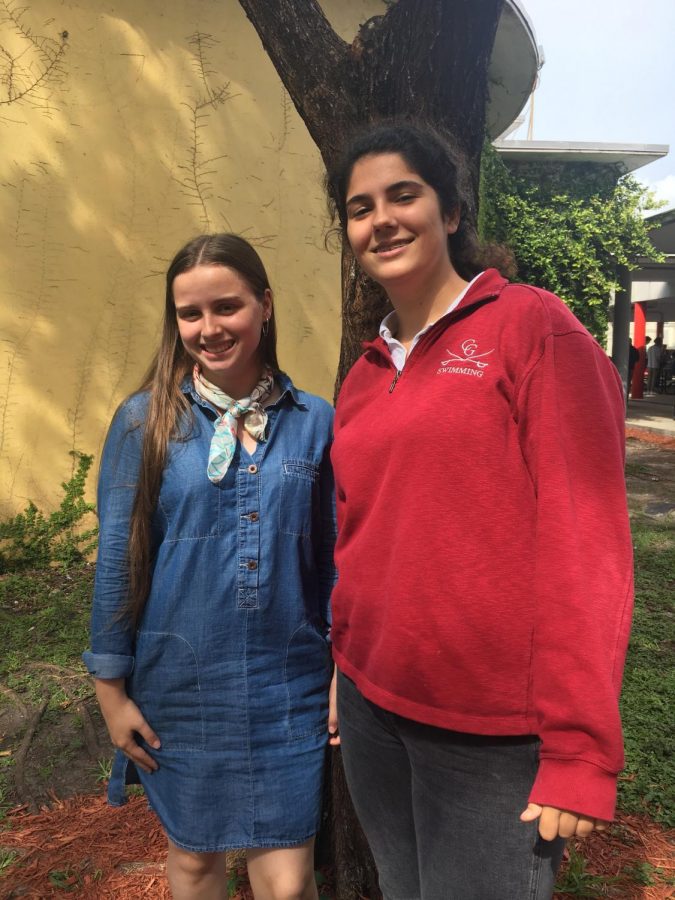 Yanik Ariste (left) and Leila Iskandarani (right) are proud National Merit Semifinalists