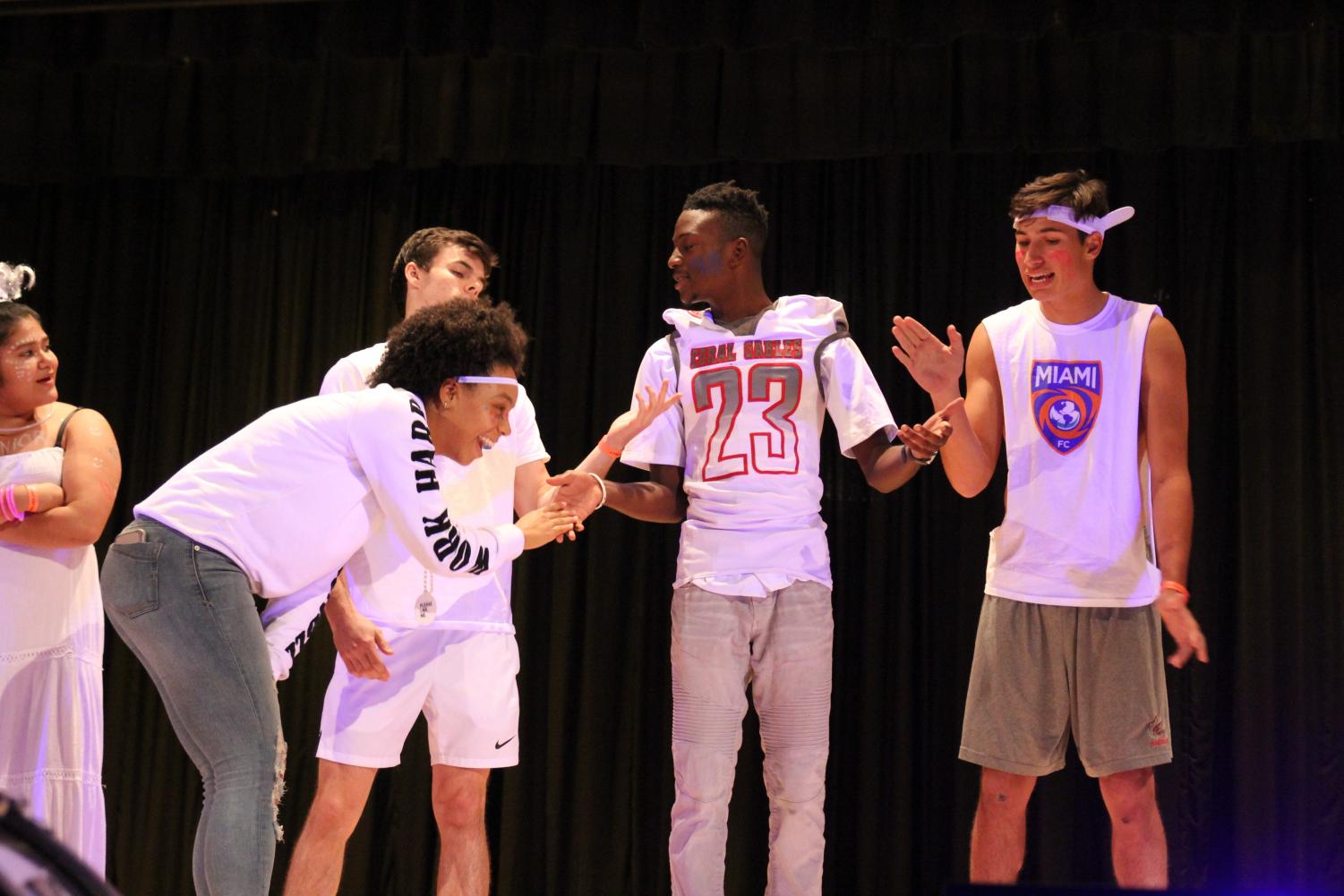 Senior Pep Rally: Hyped In White