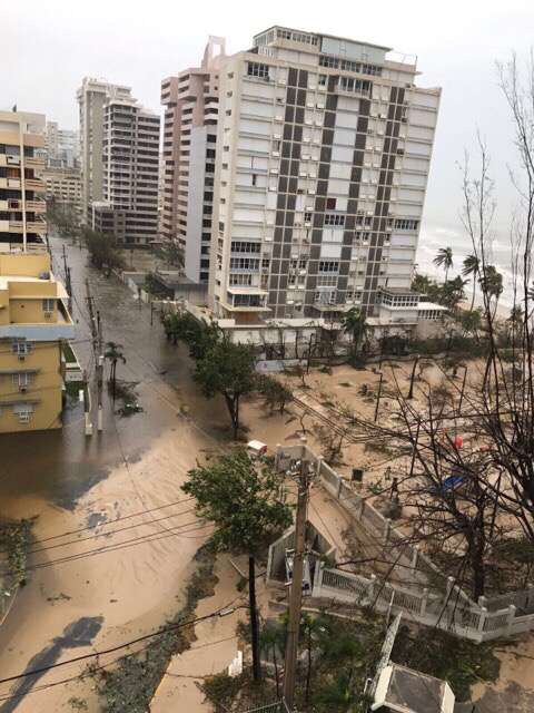 The view from an apartment building in Guaynabo, Puerto Rico.