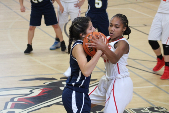 JV Lady Cavalier Basketball Takes A Win Against Reagan