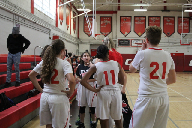 JV Lady Cavalier Basketball Takes A Win Against Reagan