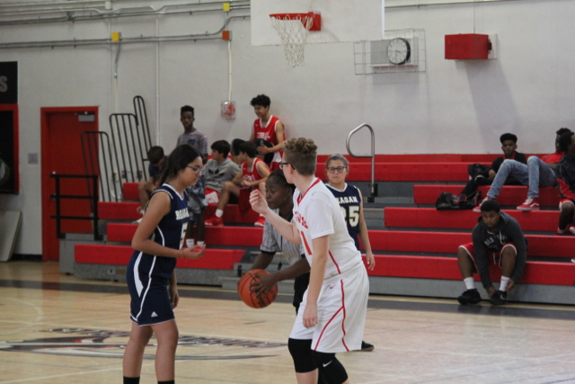 JV Lady Cavalier Basketball Takes A Win Against Reagan