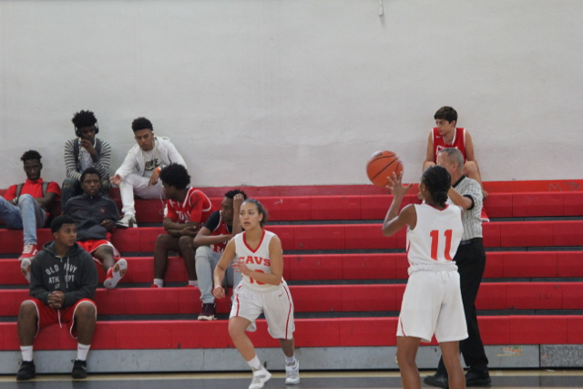 JV Lady Cavalier Basketball Takes A Win Against Reagan