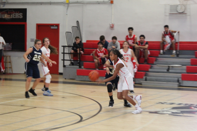 JV Lady Cavalier Basketball Takes A Win Against Reagan