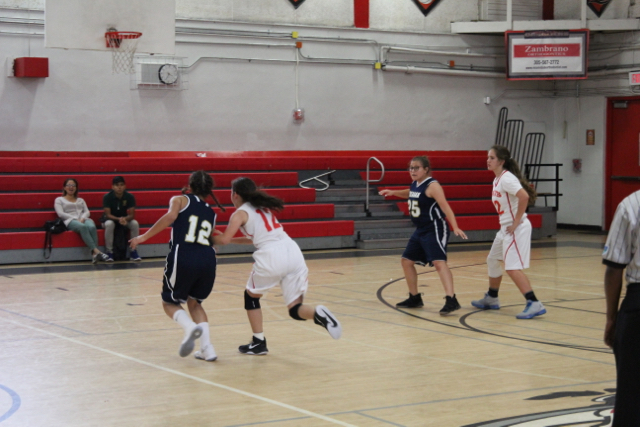 JV Lady Cavalier Basketball Takes A Win Against Reagan