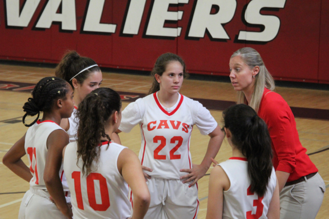 JV Lady Cavalier Basketball Takes A Win Against Reagan