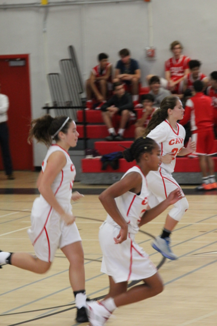 JV Lady Cavalier Basketball Takes A Win Against Reagan