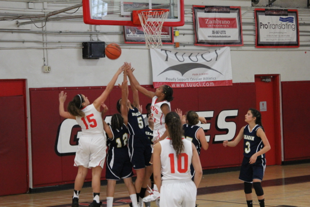 JV Lady Cavalier Basketball Takes A Win Against Reagan