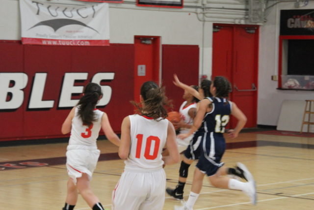 JV Lady Cavalier Basketball Takes A Win Against Reagan